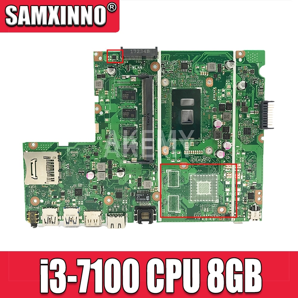 ASUS X541UAK i3-7100 CPU 8GB RAM   REV 2.0..